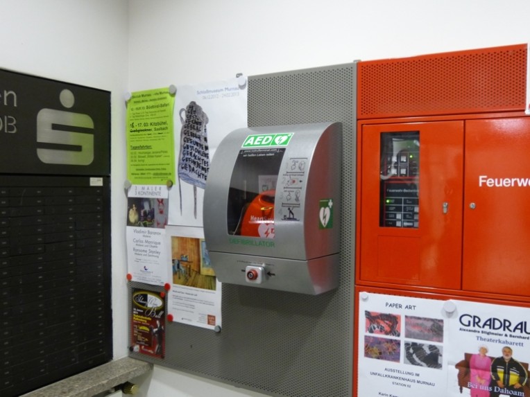 AED in der Bank