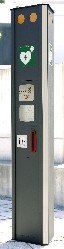 Notrufsäule AED